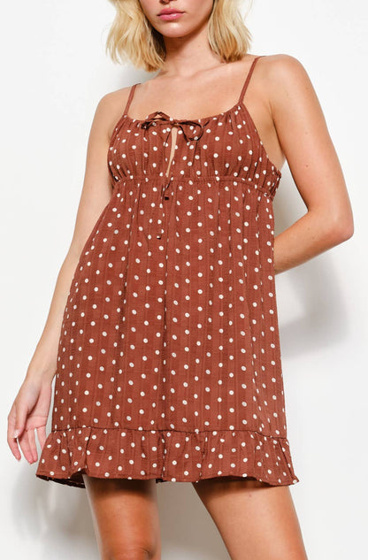 jade dress - brown