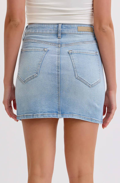 carmen skirt - light wash