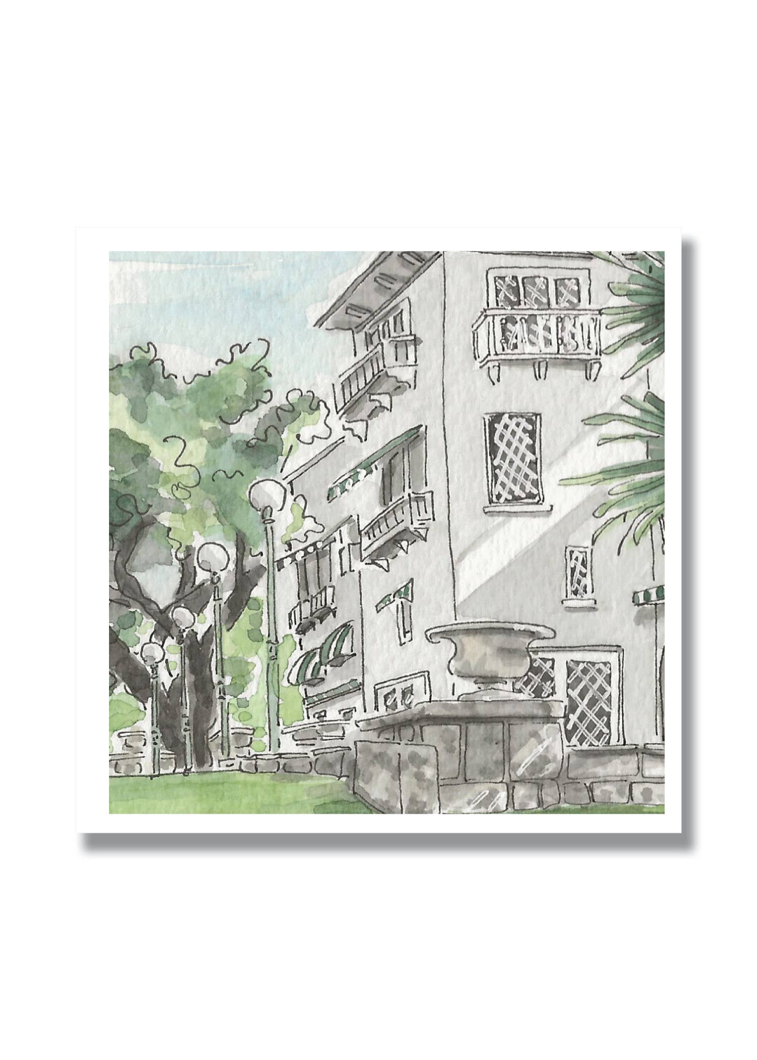 laguna gloria mini art print