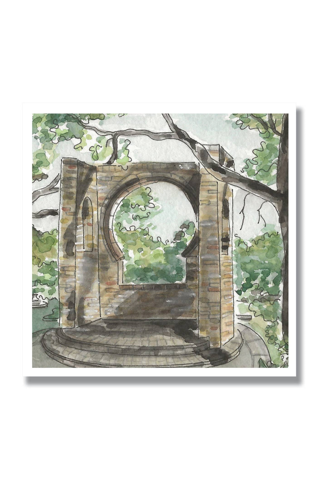 zilker botanical garden mini art print