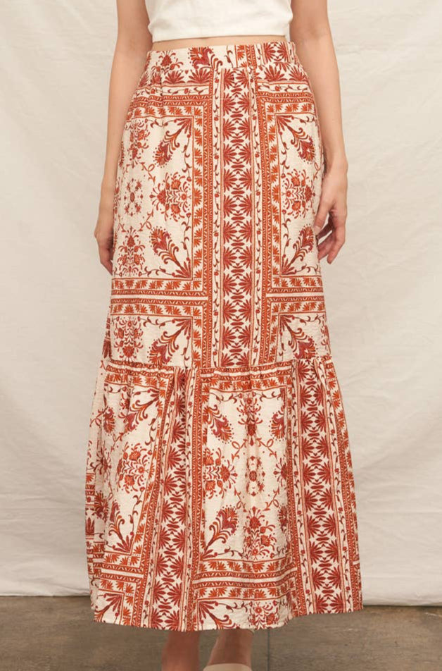 helena skirt - rust