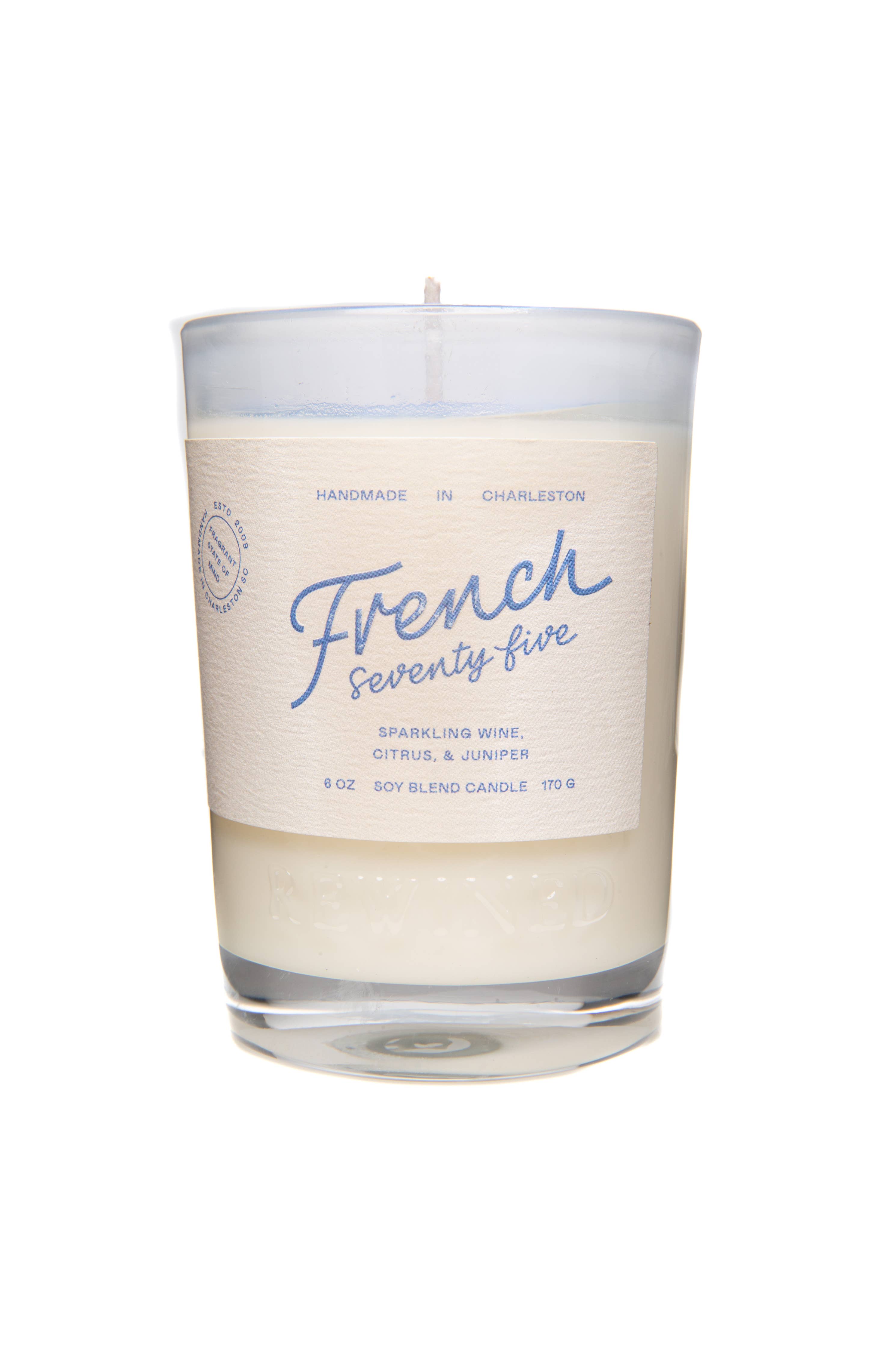 cocktail candle - french 75