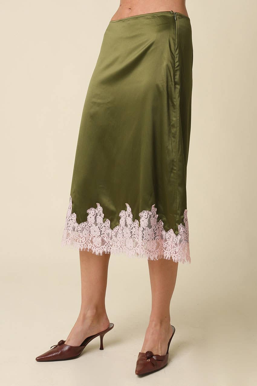 lois skirt - olive