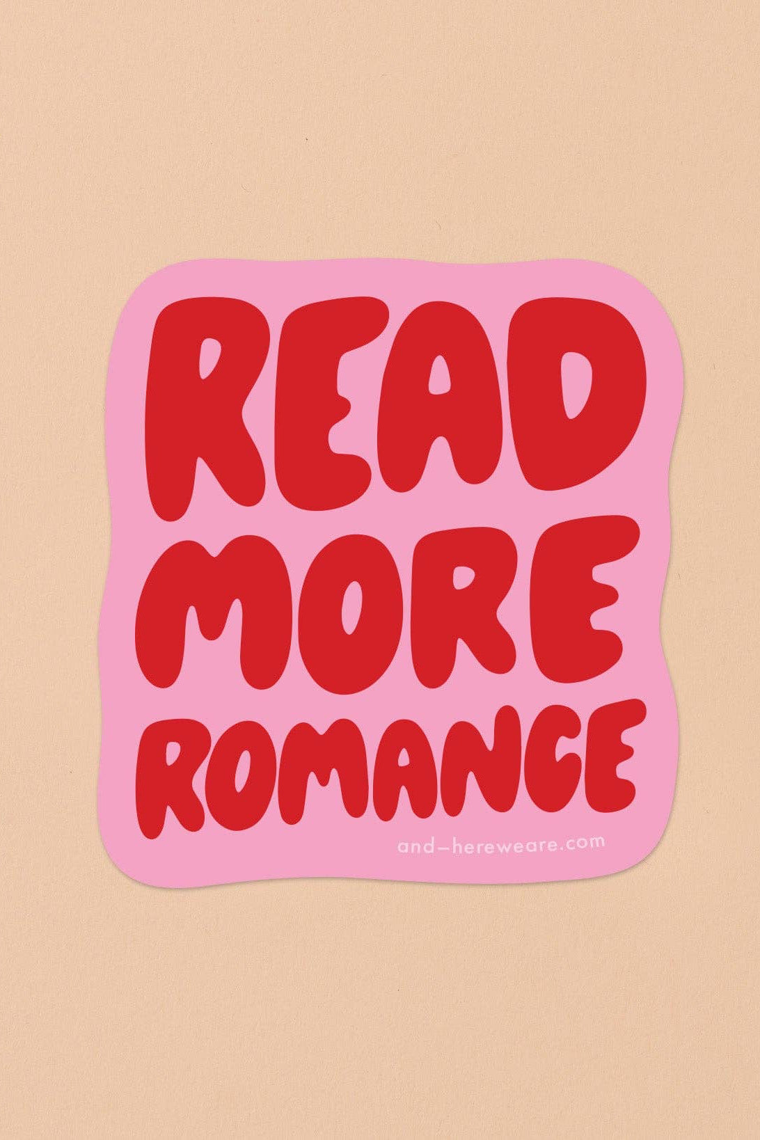 read more romance sticker