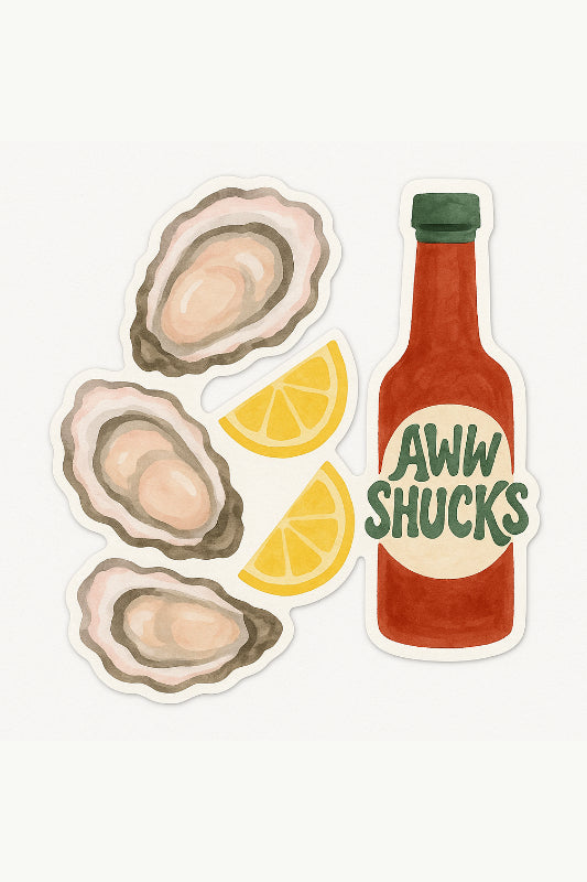 aww shucks sticker