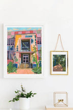 seaholm power plant print | el baker