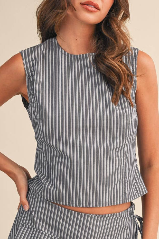 maeve top - indigo
