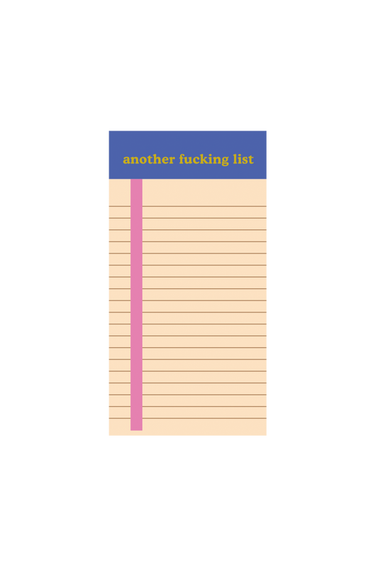 extra small tearaway notepads - another fucking list