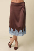 lois skirt - brown
