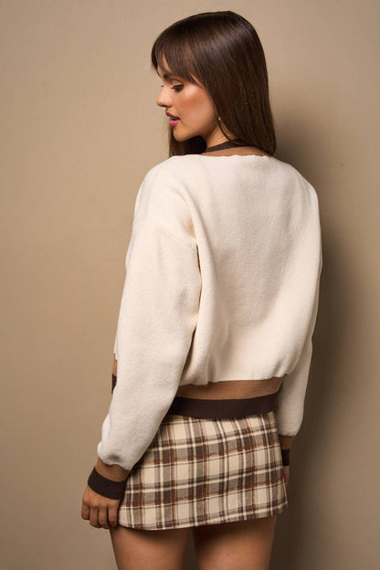 bailee cardigan - ivory