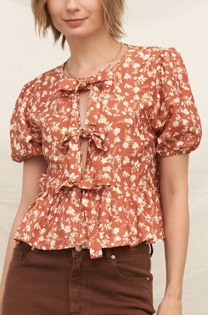 penny top - rust