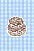 zodiac cake sticker - capricorn