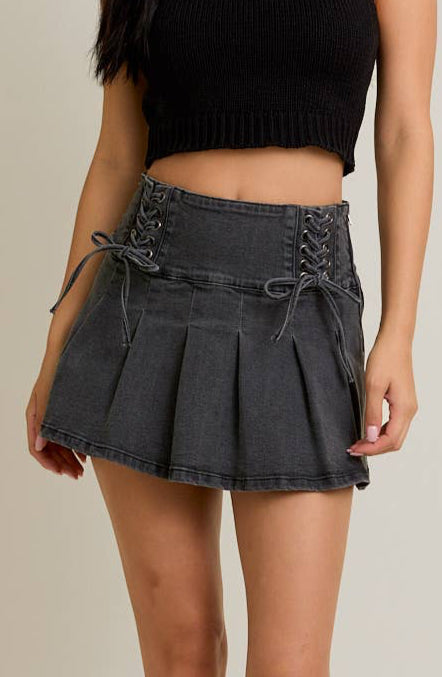 hayden skirt - charcoal