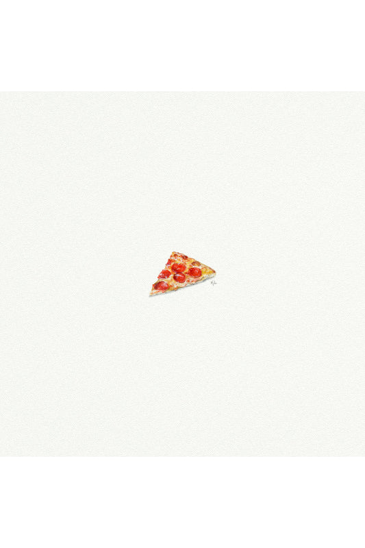 tiny watercolor print - pizza slice