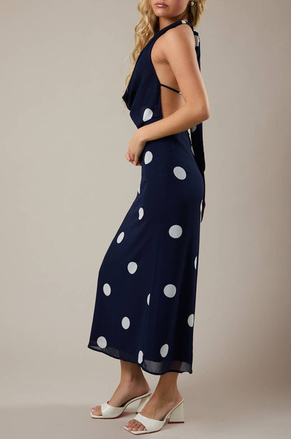 isabella dress - navy