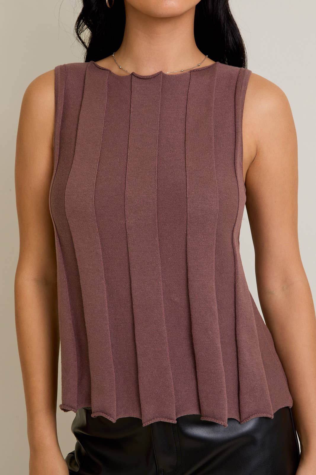 collins top - mocha