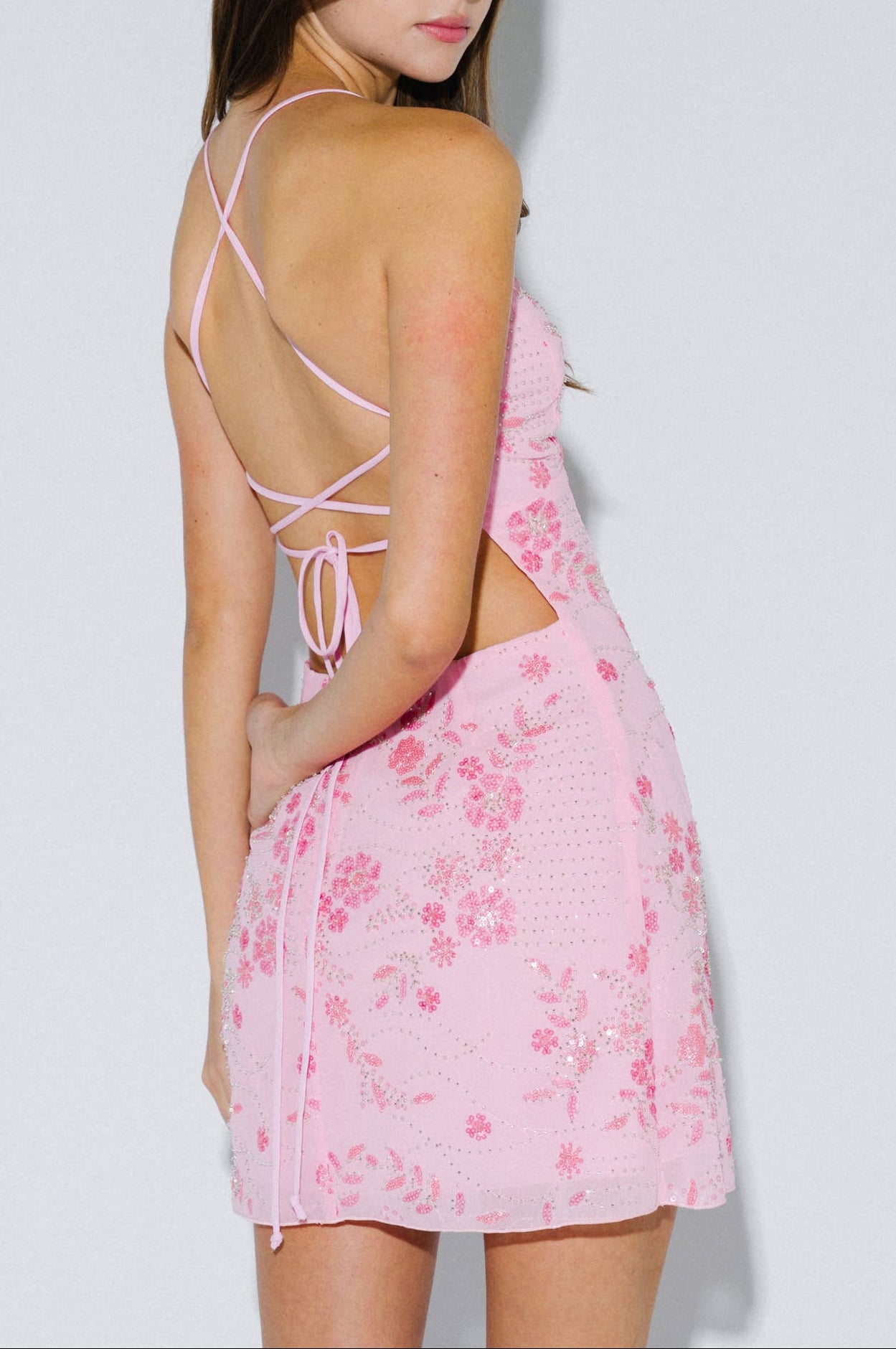 anja dress - pink