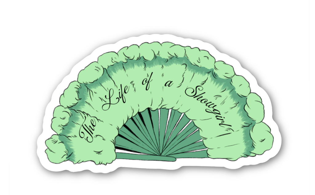 "the life of a showgirl” sticker (FINAL SALE)