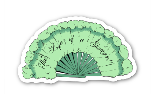 "the life of a showgirl” sticker (FINAL SALE)