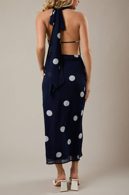 isabella dress - navy