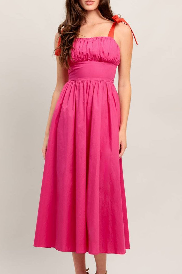 kate dress - fuchsia