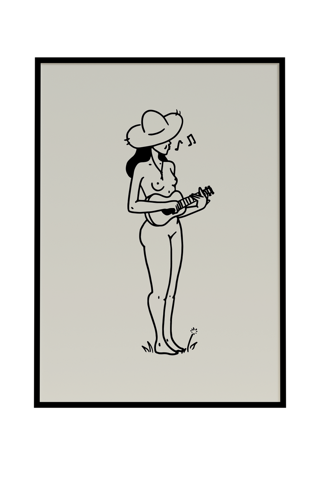 music lover art print - 5x7
