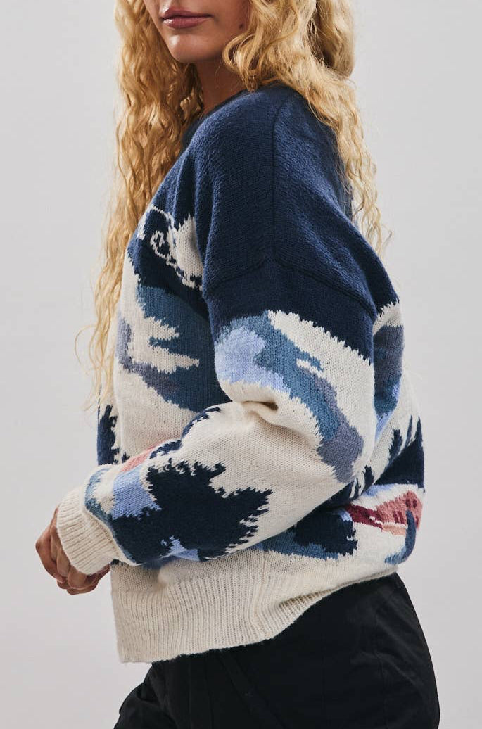 north pole sweater - navy