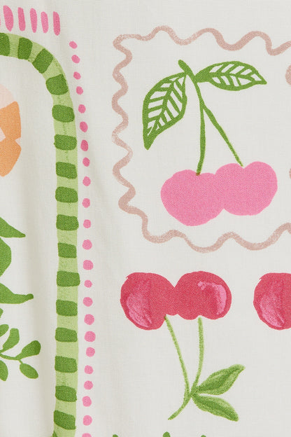 mon chéri top - pink & lime (FINAL SALE)