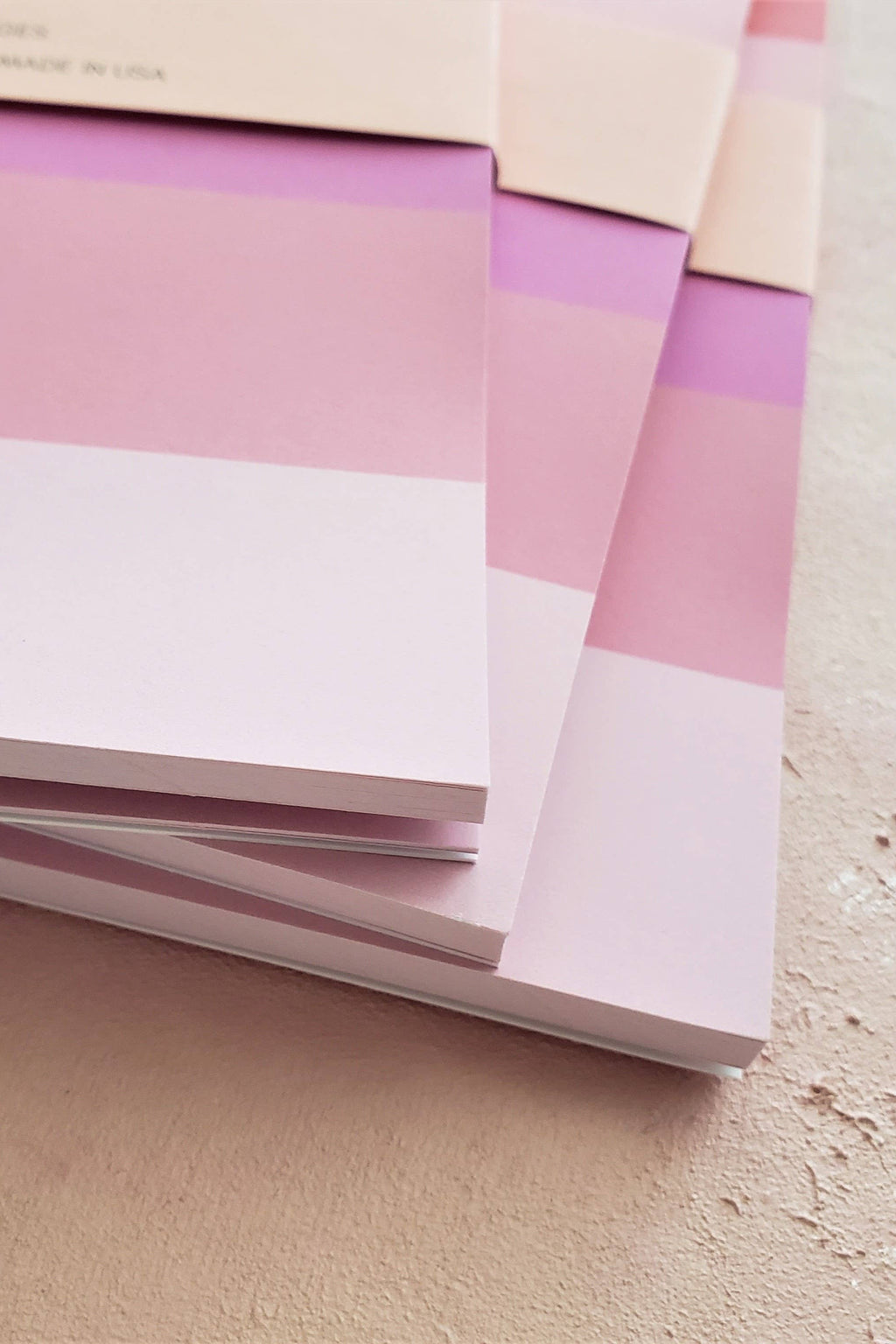 colorblock undated weekly planner notepad