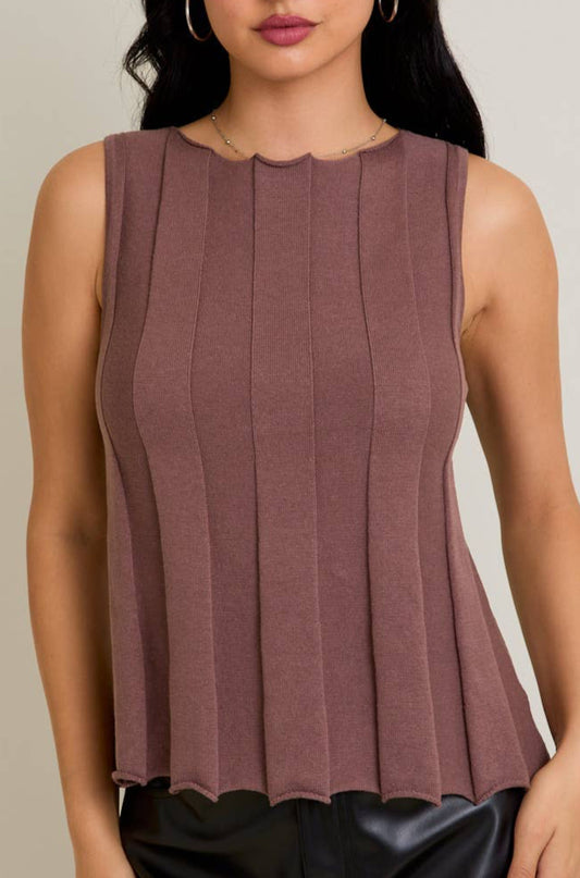 collins top - mocha