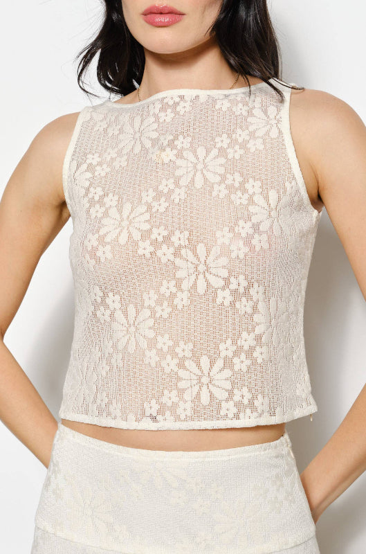 danielle tank - cream
