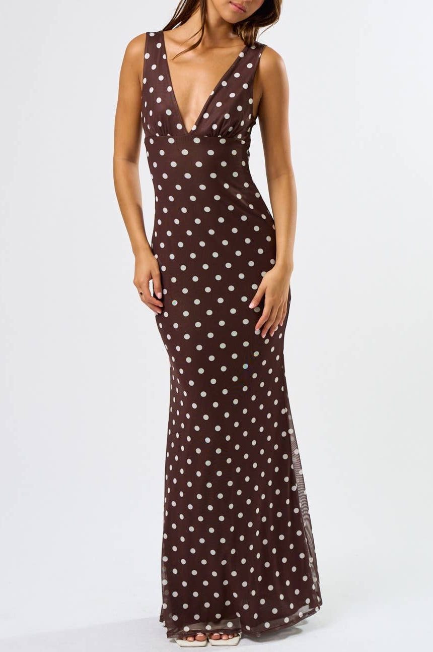 vivienne maxi - brown