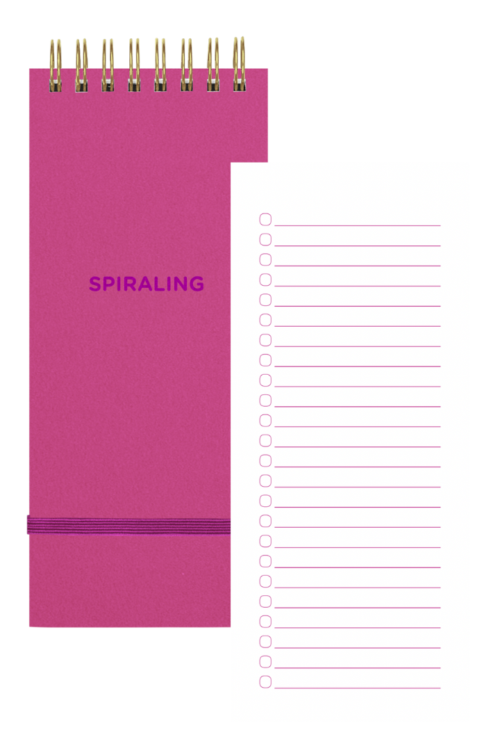 colorblock small taskpad - spiraling
