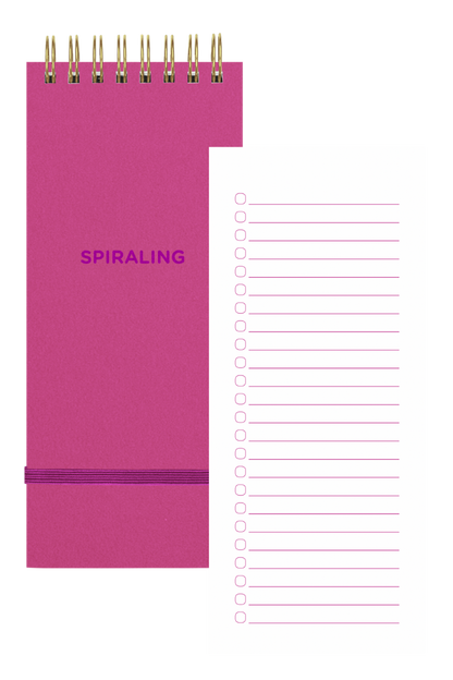 colorblock small taskpad - spiraling