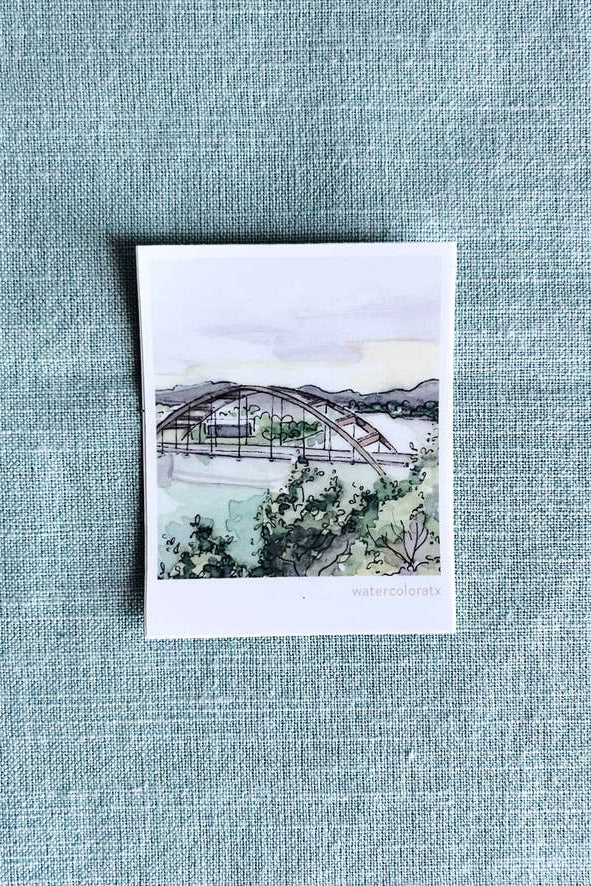 360 bridge polaroid sticker