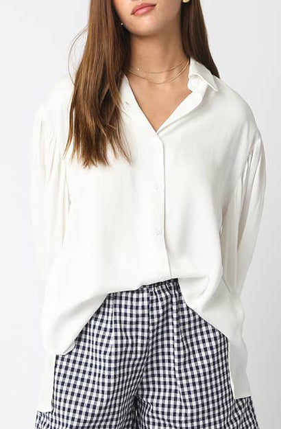 shea blouse - white