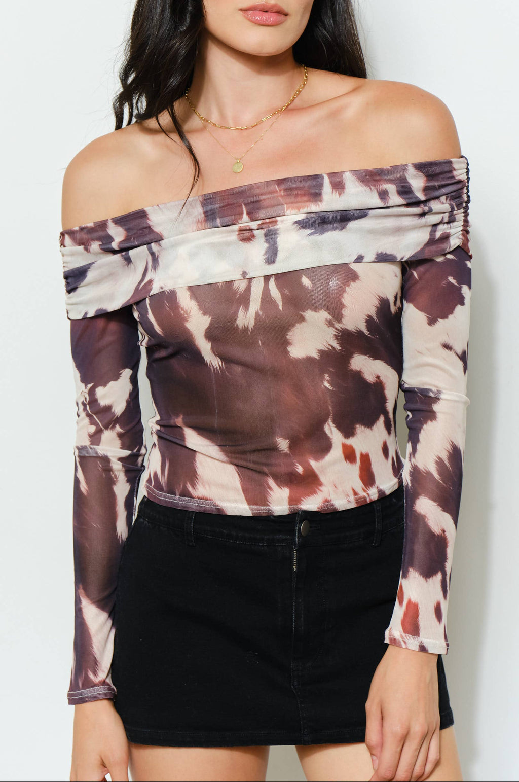 tulsa top - brown