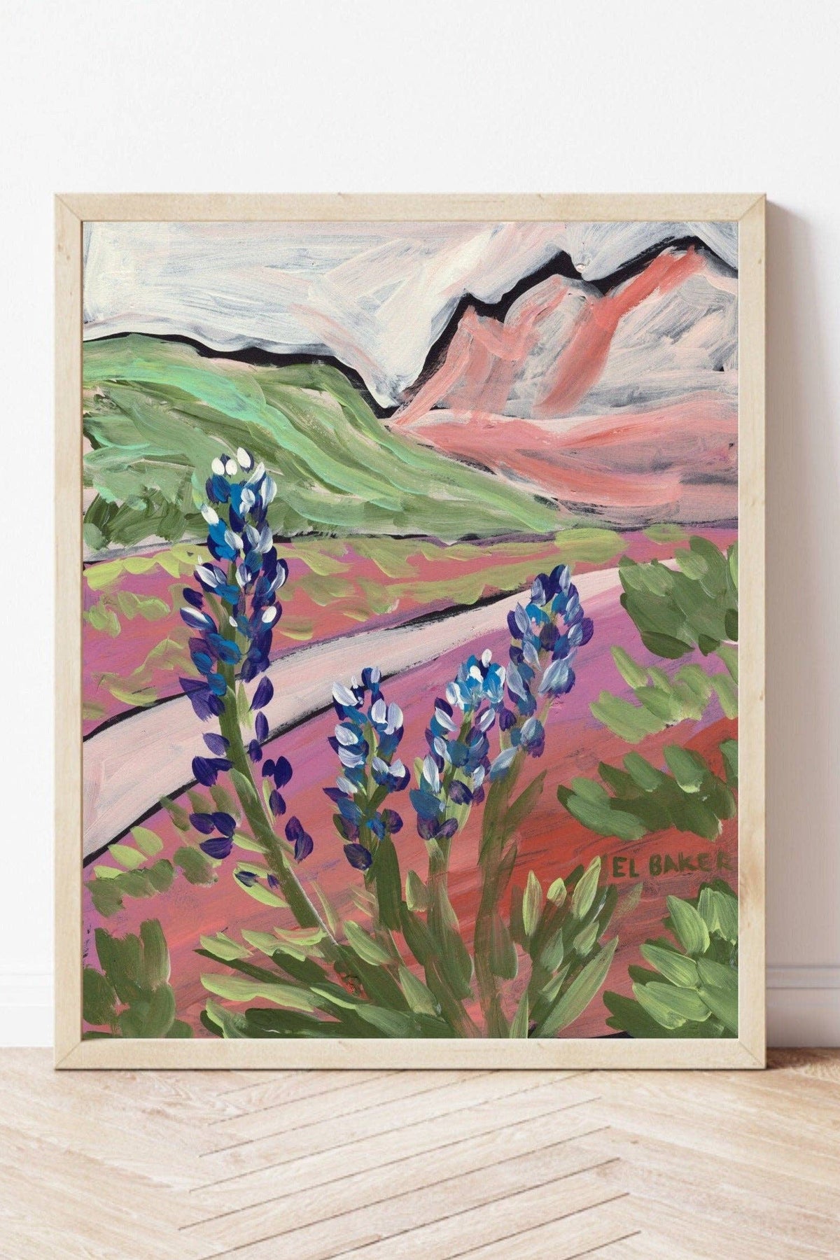 big bend bluebonnets print | el baker