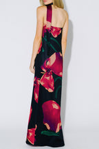 venezia maxi dress - black