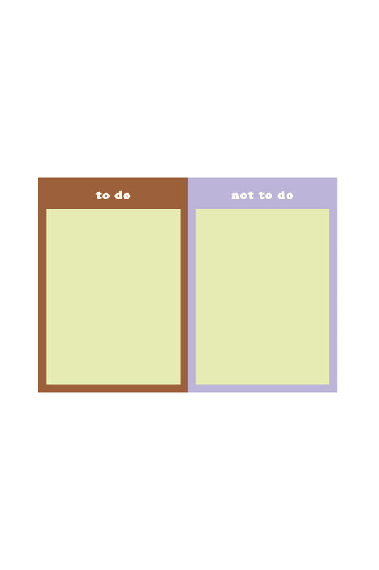 tearaway notepad - to do or not to do
