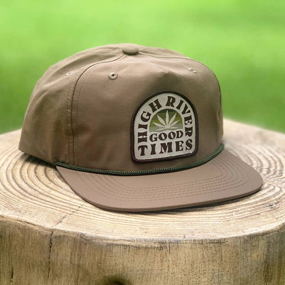 high river good times snapback rope hat
