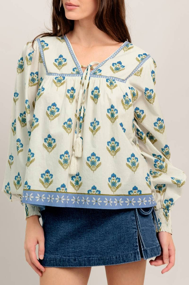 gemma top - ivory