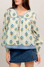 gemma top - ivory