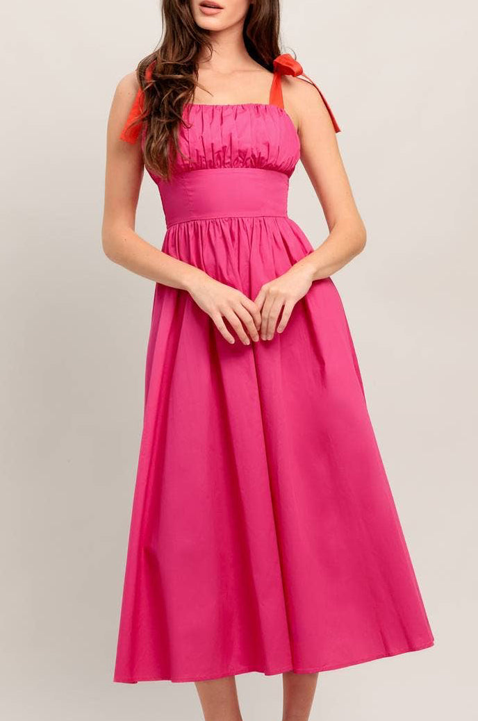 kate dress - fuchsia