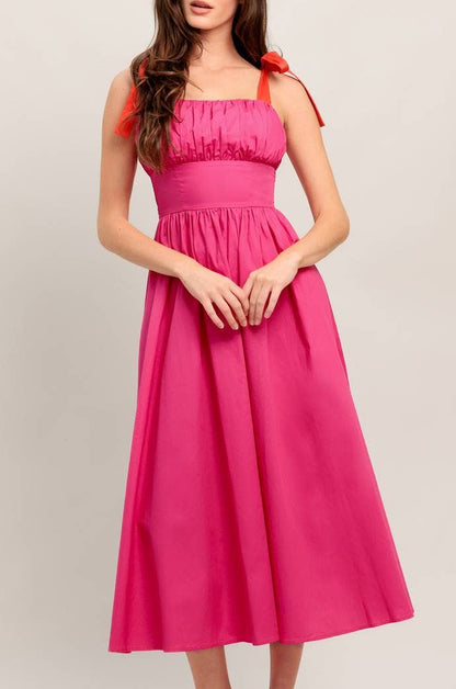kate dress - fuchsia