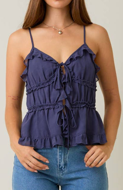 lexi top - navy
