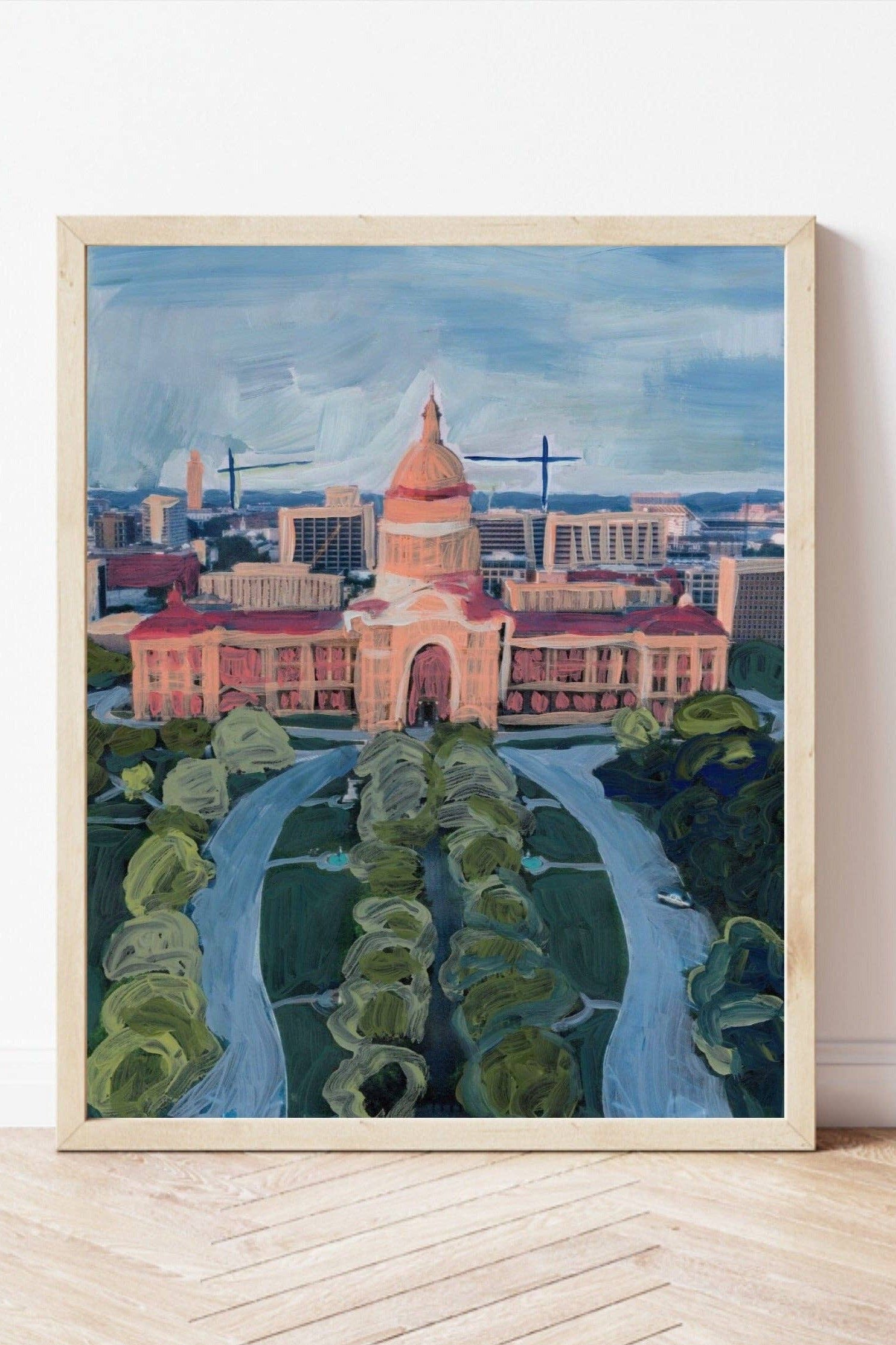capitol building austin print | el baker