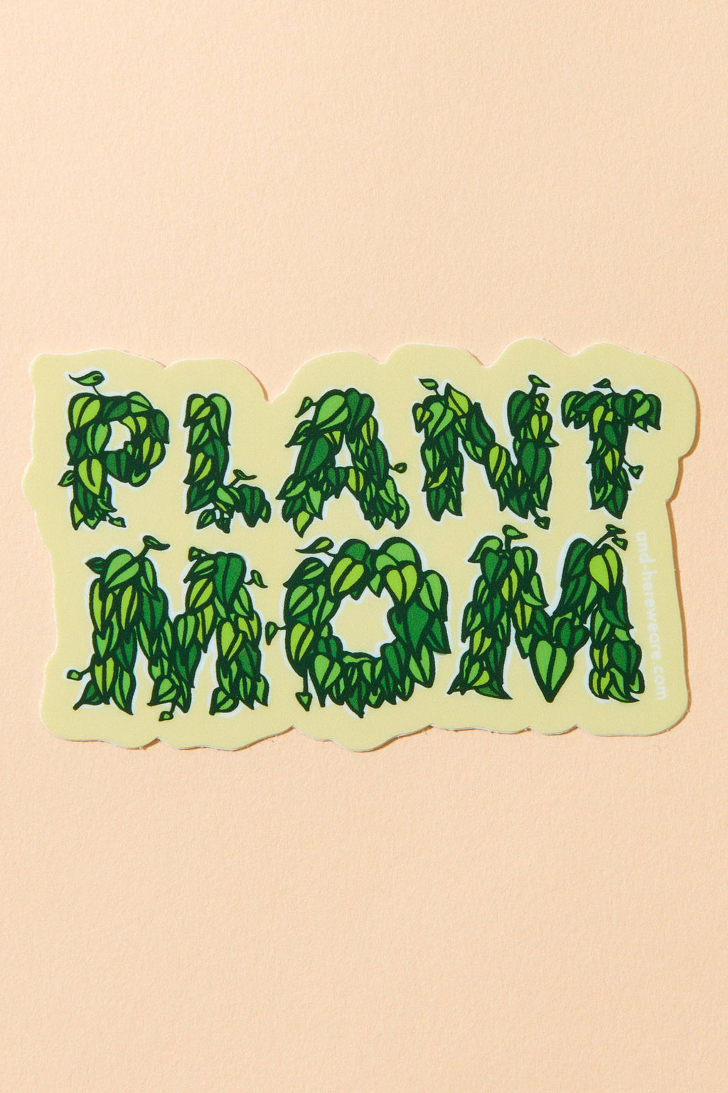 plant mom sticker