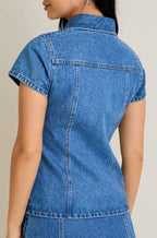 sawyer top - denim