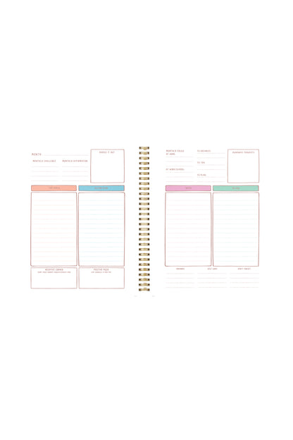 goal getter lite planner - trippy floral